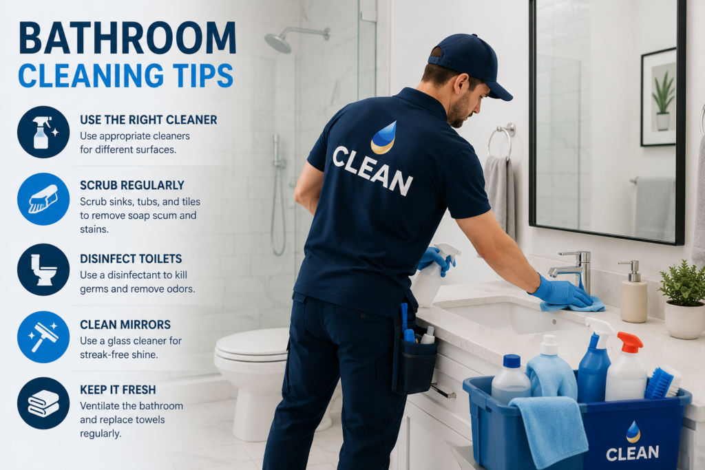 Deep Bathroom Cleaning by Professional Cleaners